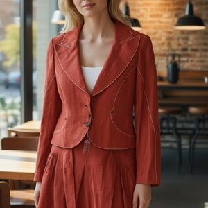 Msiamo Women's Rust Blazer